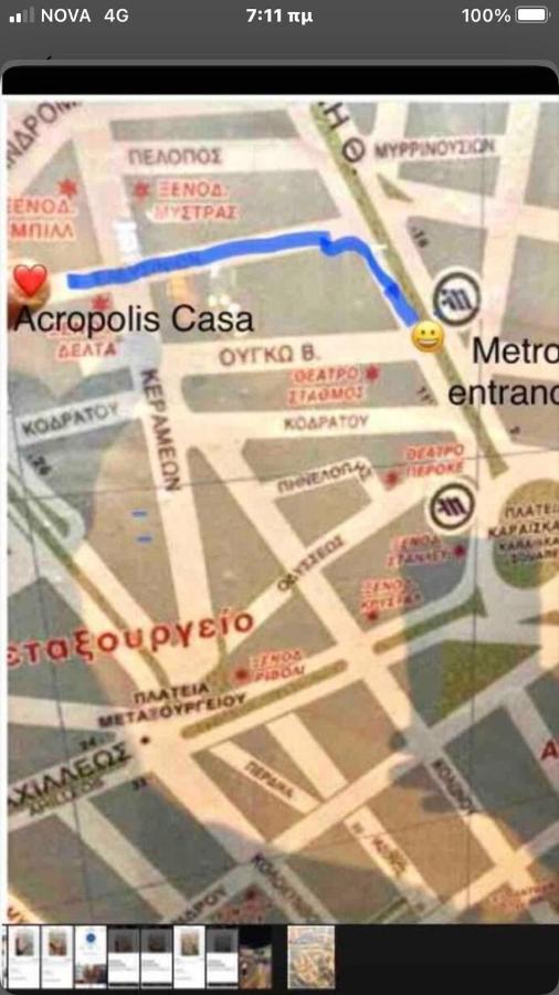 Acropolis Casa Historical Centre Top Floor Luxury Suite 150 Meters To Metro 雅典 外观 照片